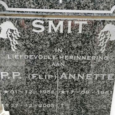 SMIT P.P. 1956-2005 &amp; Annette 1961-