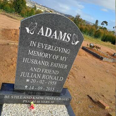 ADAMS Julian Ronald 1958-2015