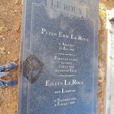 ROUX Peter Eric, le 1927-1995 &amp; Eileen LAUBSER 1929-2009