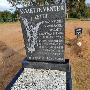 VENTER Kozette 1963-2014