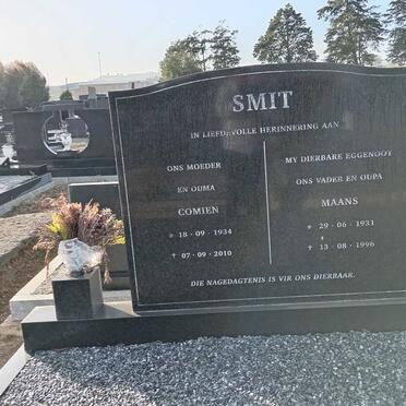SMIT Maans 1931-1996 &amp; Comien 1934-2010