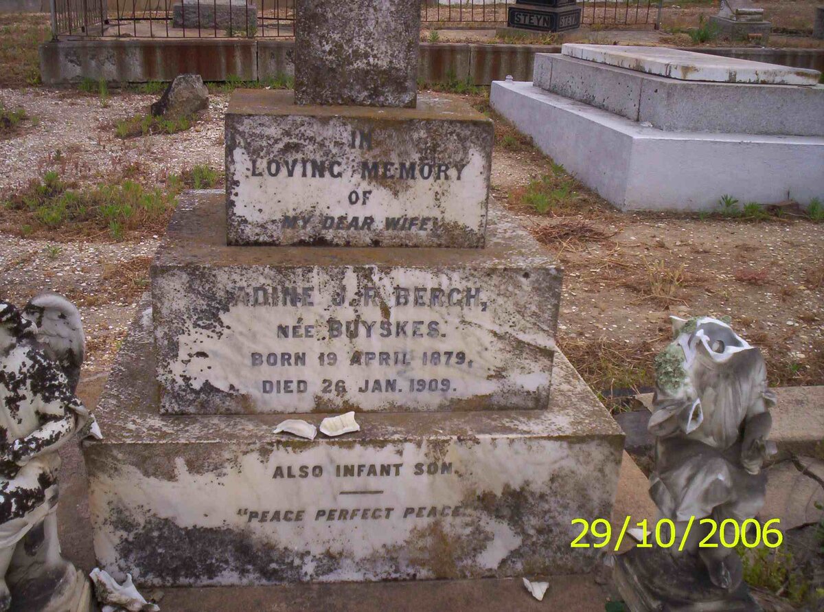 BERGH Adine J.R. neé BUYSKES 1879-1909