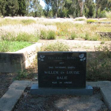BALIE Willem &amp; Louise