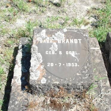 BRANDT Baba 1953-1953
