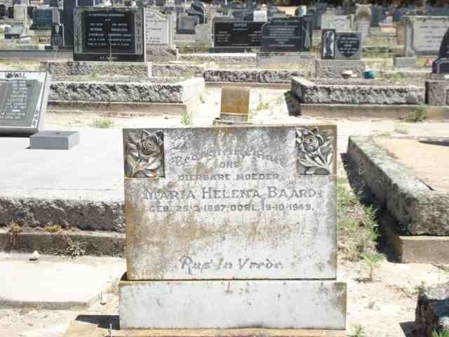 BAARD Maria Helena 1897-1949