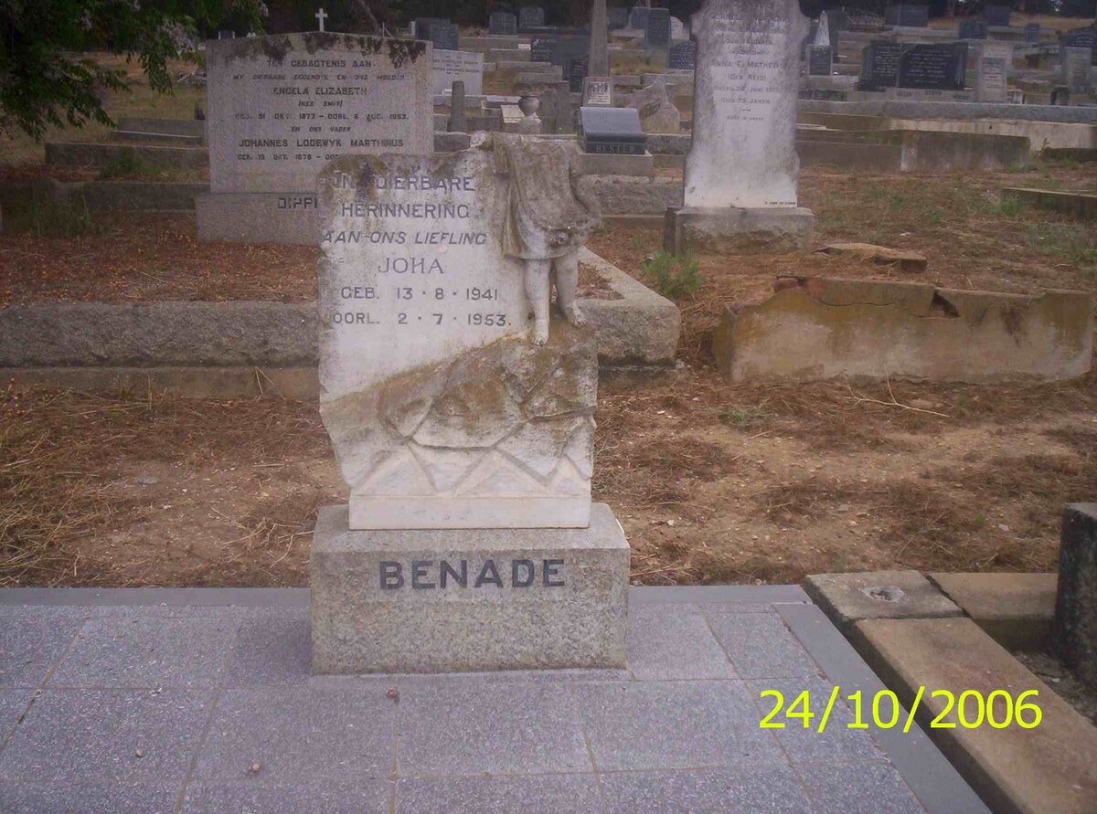 BENADE Joha 1941-1953