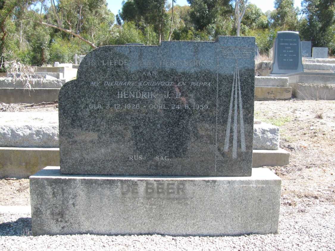 BEER Hendrik J.P., de 1928-1959