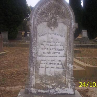 HEYDENRYCH Helena Catharina nee HOFFMANN 1880-1943