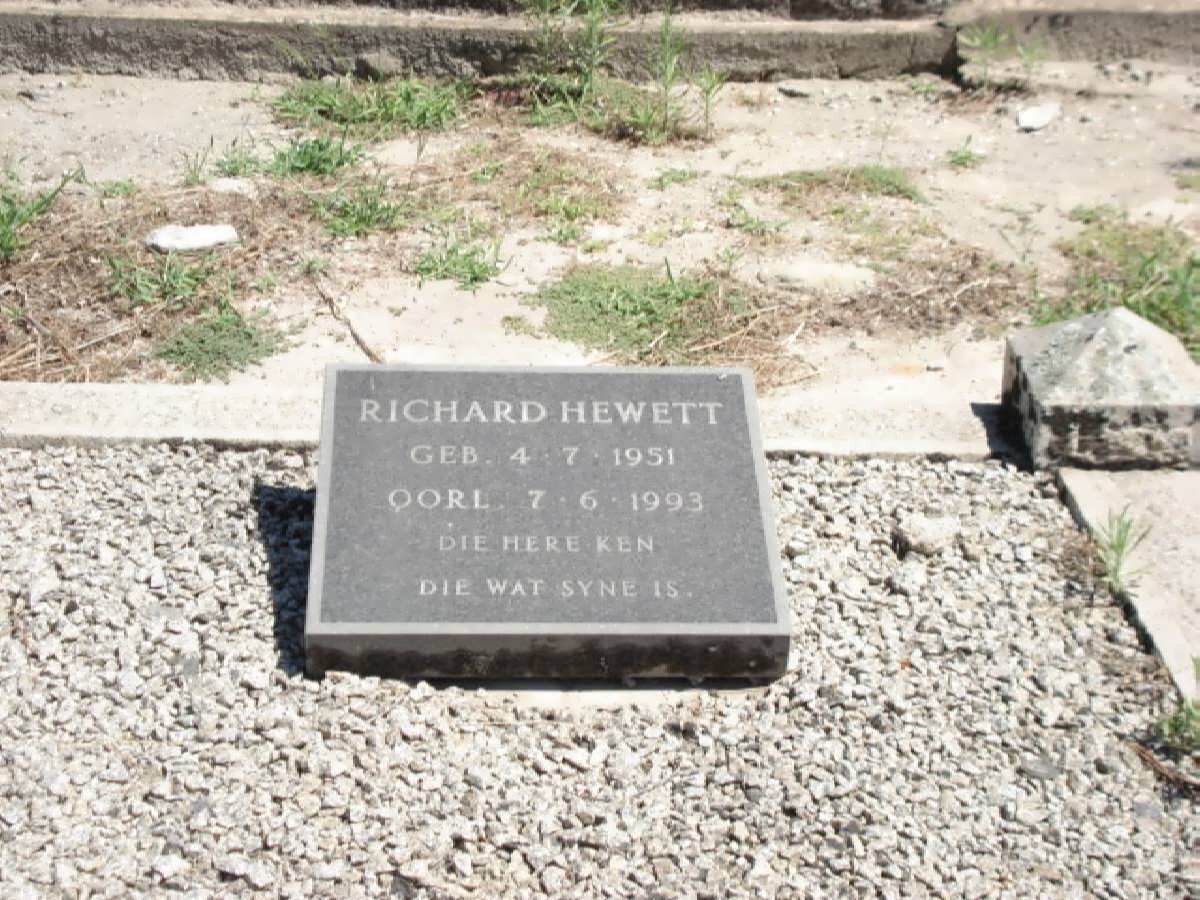 HEWETT Richard 1951-1993