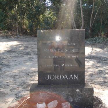 JORDAAN Maria E.J. 1890-1967