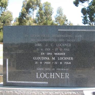 LOCHNER Dirk J.C. 1901-1962 &amp; Gloudina M. 1902-1968