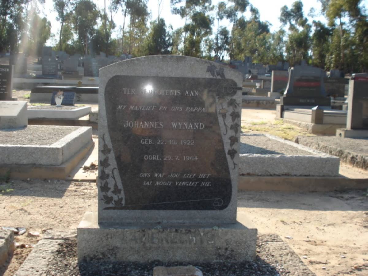 LAMBRECHTS Johannes Wynand 1922-1964