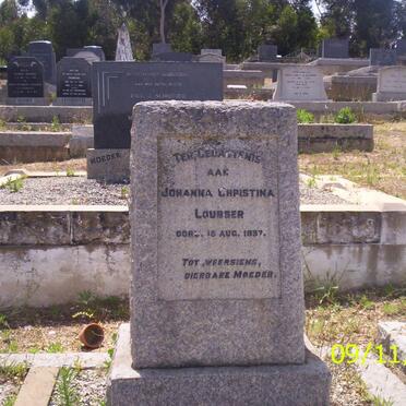 LOUBSER Johanna Christina -1937