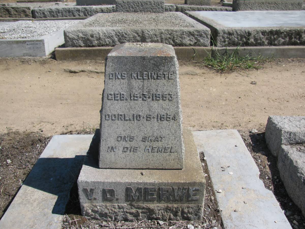 MERWE Baby, v.d. 1953-1954