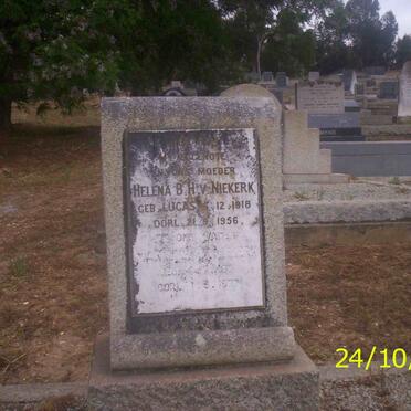 NIEKERK Martin J.A., van 1901-1977 &amp; Helena B.H. LUCAS 1918-1956