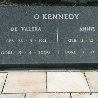 O'KENNEDY De Valera 1921-2000 &amp; Annie 1920-2005