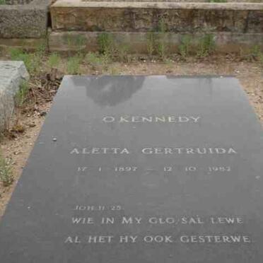 O'KENNEDY Aletta Gertruida 1897-1982
