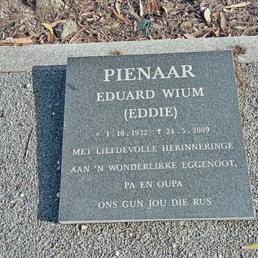 PIENAAR Eduard Wium 1932-2009