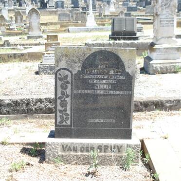 SPUY Willie, van der 1898-1952