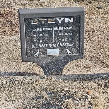 STEYN Gabriel Hendrik 1930-1970 &amp; Delene Marie 1935-2021