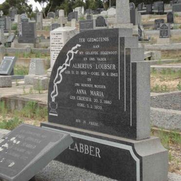 SLABBER Albertus Loubser 1878-1963 &amp; Anna Maria CROESER 1880-1970 :: SLABBER Maria Johanna  1912-1977