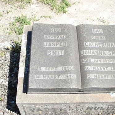 SMIT Jasper 1856-1944 &amp; Catherina Johanna VAN NIEKERK 1863-1903