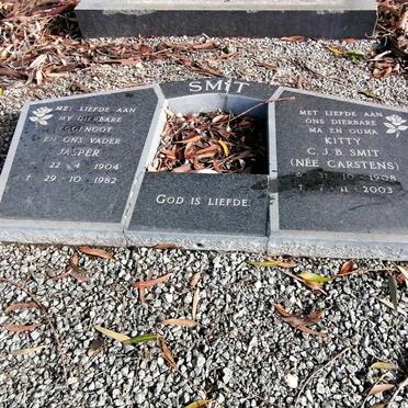 SMIT Jasper 1904-1982 &amp; C.J.B. CARSTENS 1908-2003