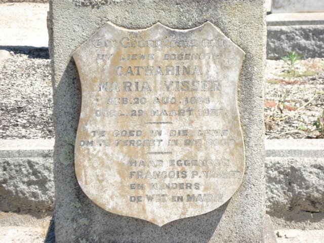 VISSER Catharina Maria 1888-1937