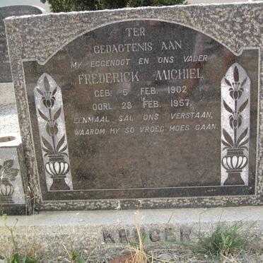 KRUGER Fredrick Michiel 1902-1957