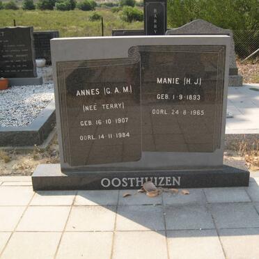 OOSTHUIZEN H.J. 1893-1965 &amp; G.A.M. TERRY 1907-1984