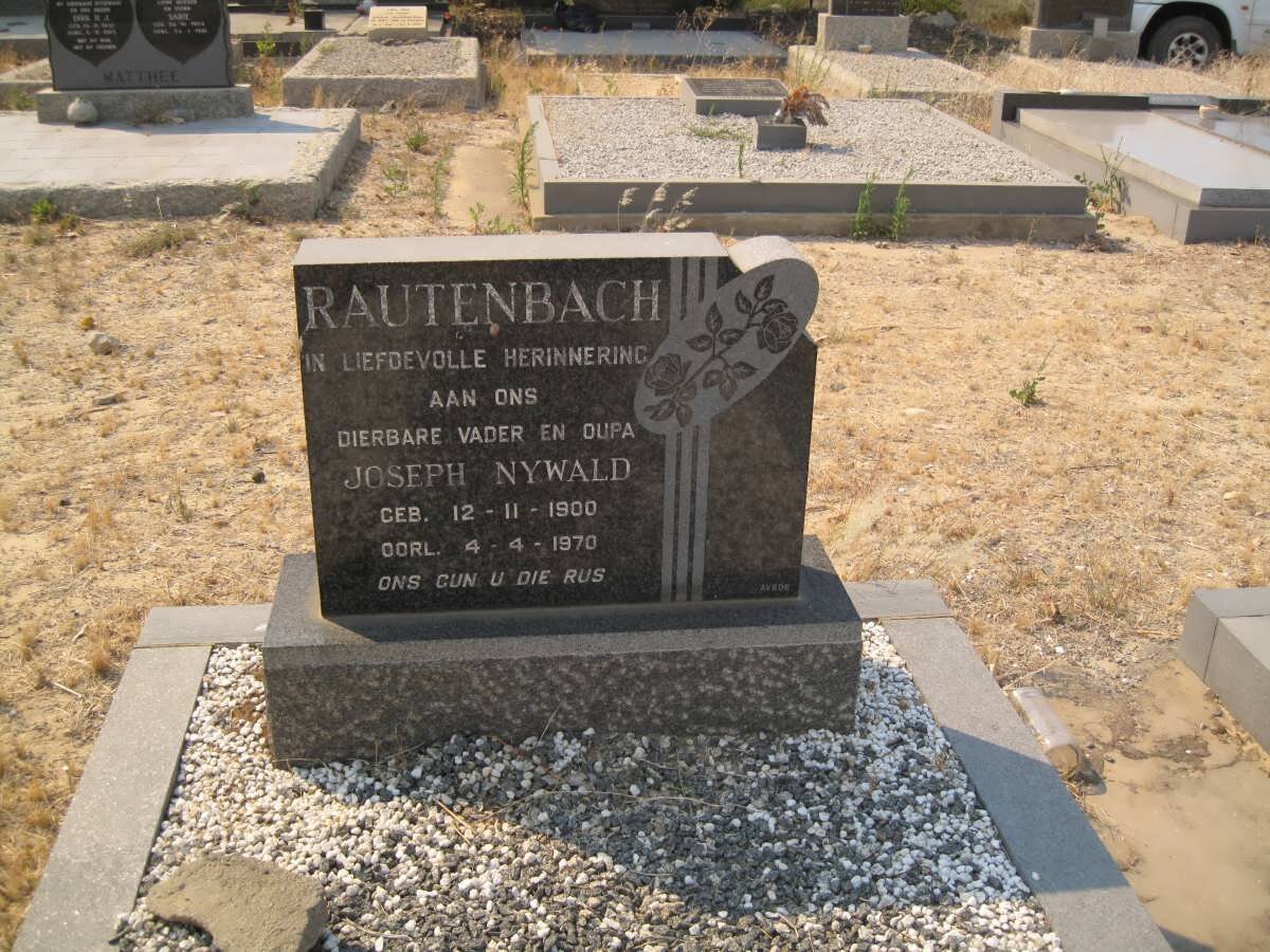RAUTENBACH Joseph Nywald 1900-1970