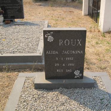 ROUX Alida Jacomina 1932-1981
