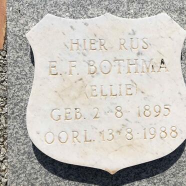 BOTHMA E.F. 1895-1988