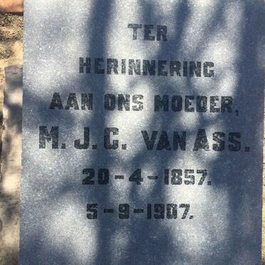 ASS M.J.C., van 1857-1907