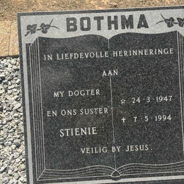 BOTHMA Stienie 1947-1994