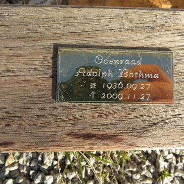 BOTHMA Dirk van der Bank 1891-1976 & Jacoba Johanna FOURIE 1890-1969 :: BOTHMA Coenraad Adolph 1936-2009 _2