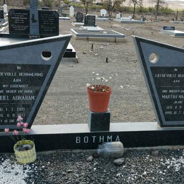 BOTHMA Samuel Abraham 1907-1977 &amp; Martha Maria M. BLOM 1910-1988