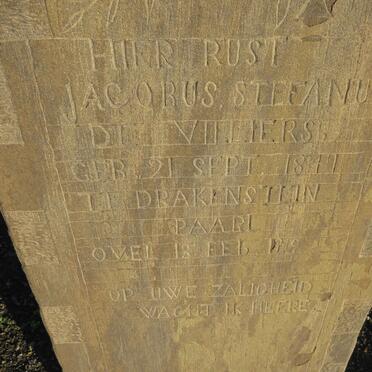 VILLIERS Jacobus Stefanus, de 1847-1919