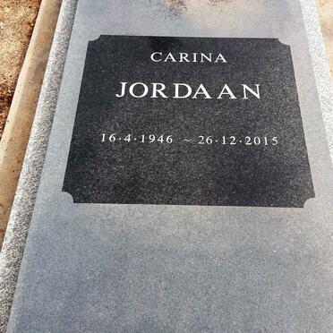 JORDAAN Carina 1946-2015