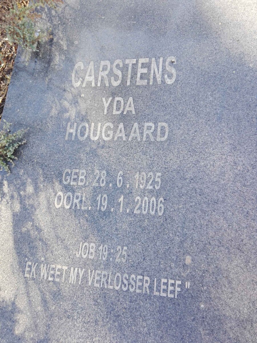 CARSTENS Yda Hougaard 1925-2006