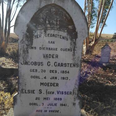 CARSTENS Jacobus C. 1854-1913 & Elsie S. VISSER 1869-1941