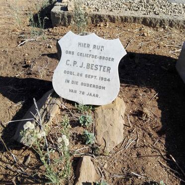 BESTER C.P.J. ?-1954