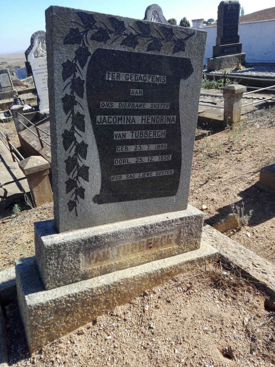 TUBBERGH Jacomina Hendrina, van 1895-1950