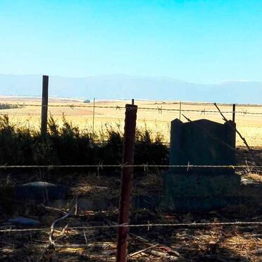 Western Cape, MOORREESBURG district, Geeldam East 337, Geeldam, farm cemetery