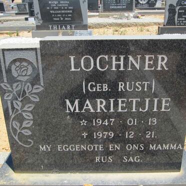 LOCHNER Marietjie nee RUST 1947-1979