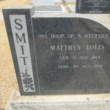 SMIT Matthys Louis 1913-1958
