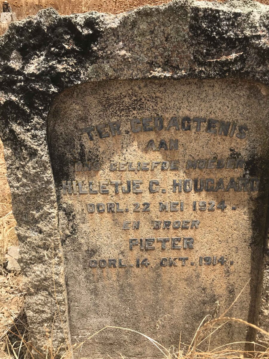 HOUGAARD Hilletje G. -1924 :: HOUGAARD Pieter -1914