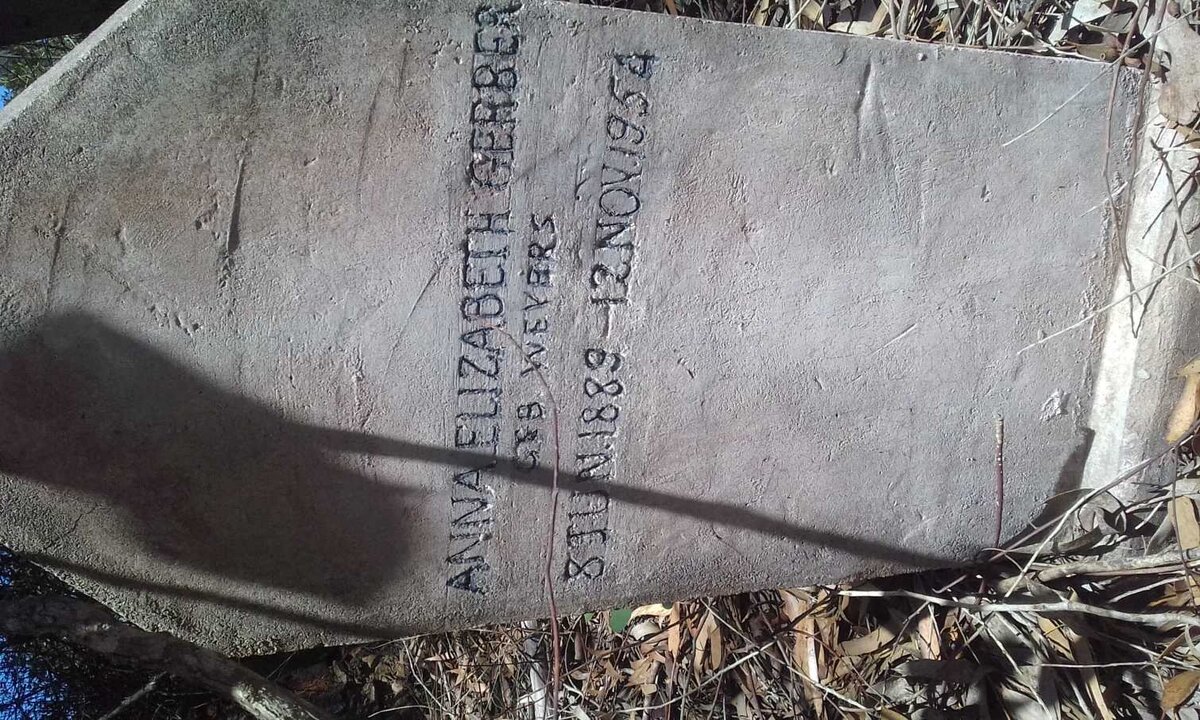 GERBER Anna Elizabeth nee WEYERS 1889-1954