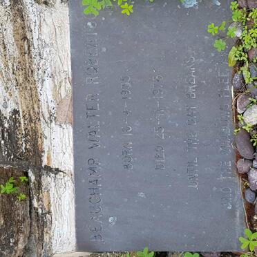 ROBERTSON Beauchamp Walter 1935-1975