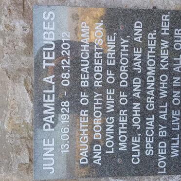 TEUBES June Pamela 1928-2012